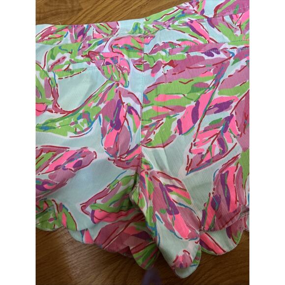 Lilly Pulitzer The Buttercup Short In The Vias Inseam 5" Women's Size 8 Scallop - Picture 7 of 9